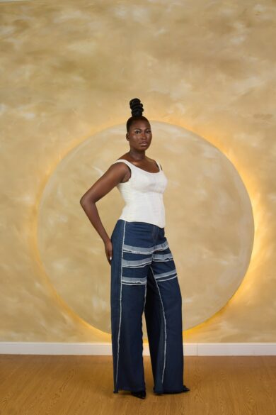 Design Denim Trouser, Tank Top